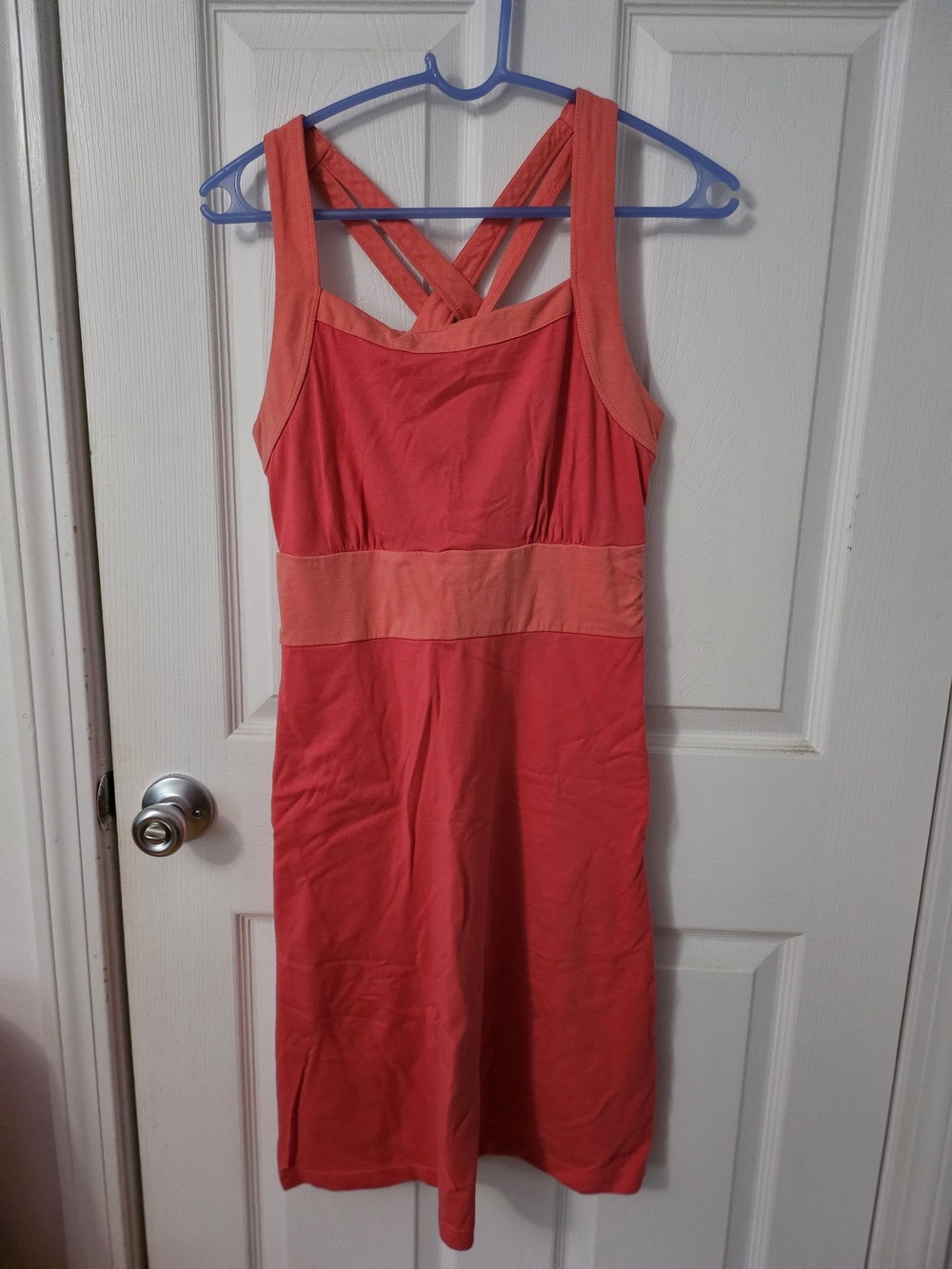 Cabela's Coral and Peach Crossback Sundress